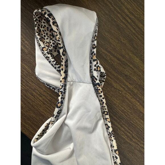 Victoria’s Secret Leopard Animal Print Low Rise Hipster Bikini Swim Bottom Large - Picture 5 of 5
